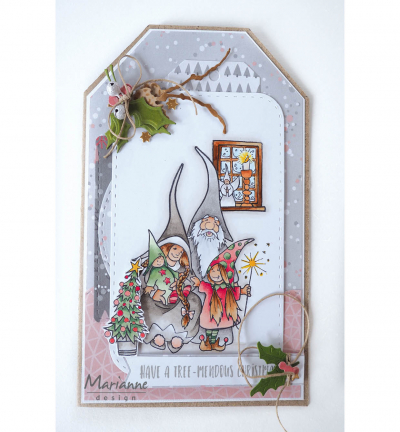 Marianne Design – Clearstamps HT1650 - Hetty’s Gnomes Family
