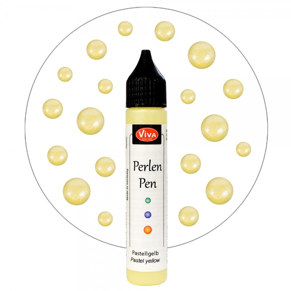 Perlen Pen pastelgeel