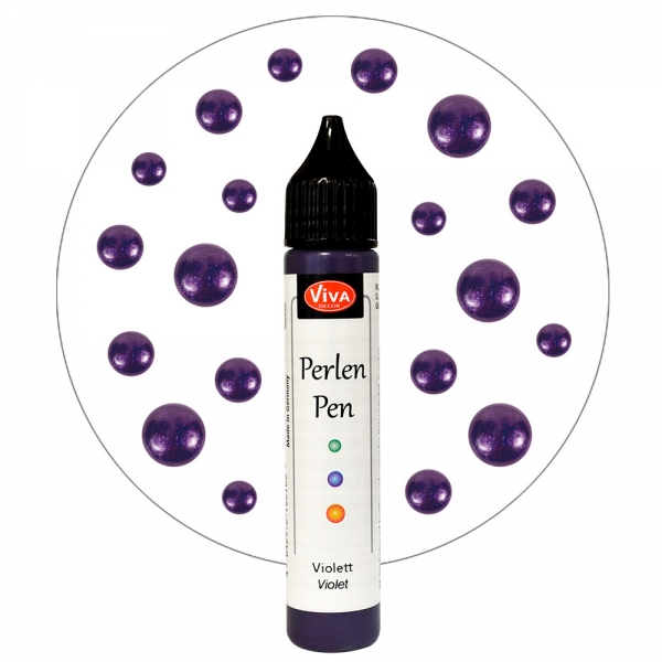 Perlen Pen violet