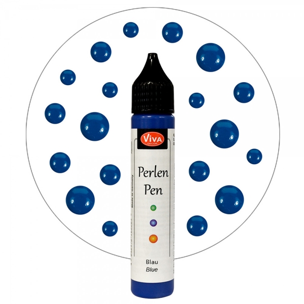 Perlen Pen - Viva Decor - Blau Perlen Pen blauw