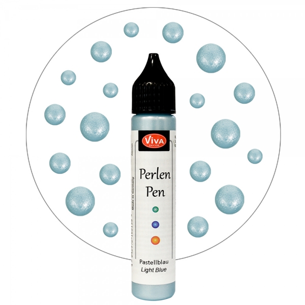Perlen Pen - Viva Decor - Pasellblau - light blue Perlen Pen pastelblauw