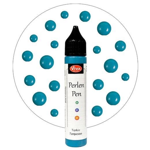 Perlen Pen turquoise