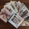 99080-012 Art Journaling & Card Making Backgrounds Set 12 vb3 Fairybells Art Journaling 12