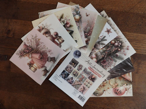 99080-012 Art Journaling & Card Making Backgrounds Set 12 vb3 Fairybells Art Journaling 12