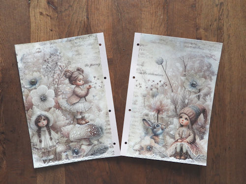 Fairybells - Art Journaling Set A4 nr 1 - Winter - 99081/001