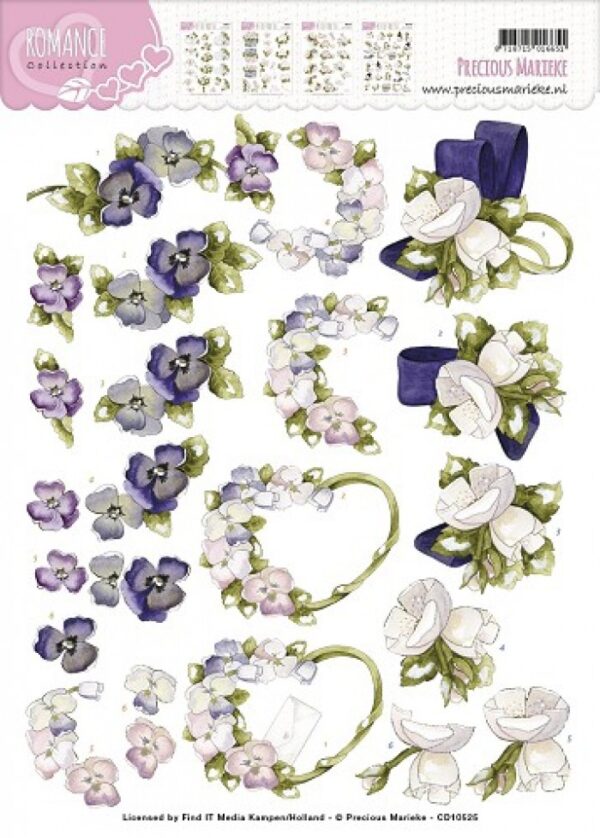 Knipvel Precious Marieke romance bloemen