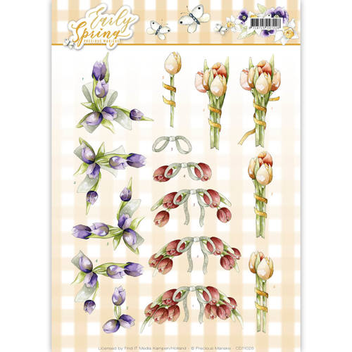 Knipvel bloemen tulpen