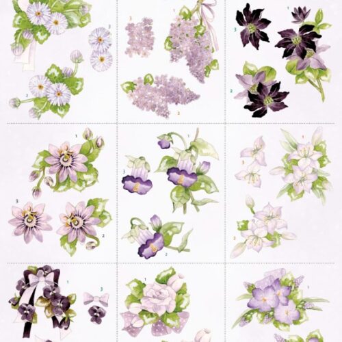 knipvel purple blossom mini