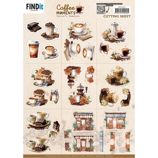 Knipvel - Berries Beauties - Coffee Moments - Mini