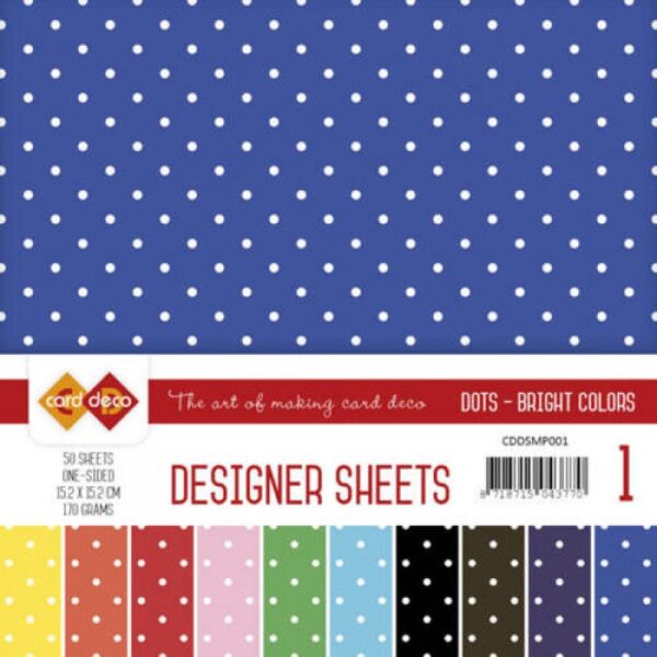 Mega paperpack dots bright colors