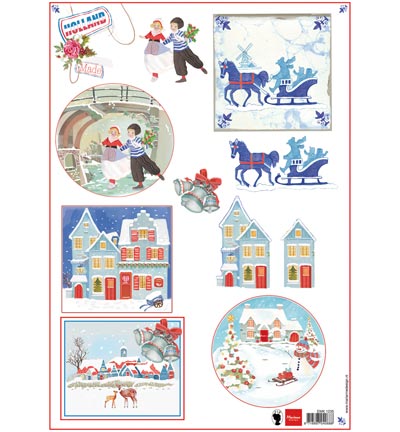 EWK1235 Knipvel Els Wezenbeek Made in Holland - Winter Knipvel Holland winter