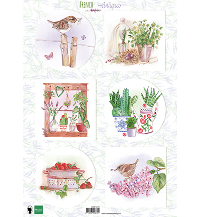 Knipvel Els Wezenbeek French antiques herbs