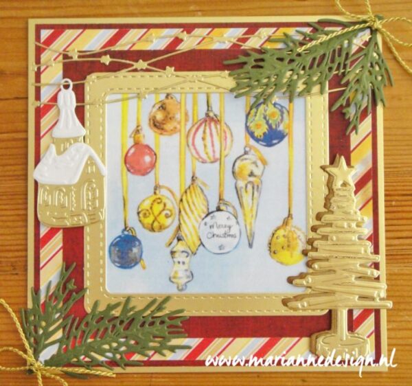 Knipvel Tiny's kerstballen