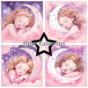 Paperpack sleeping girl and boy