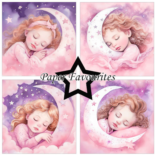 Paperpack sleeping girl and boy