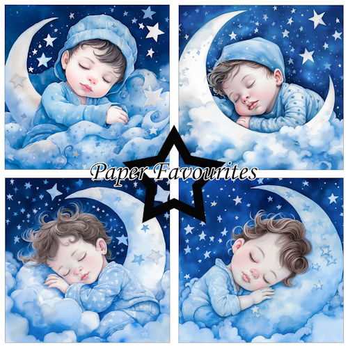 Paperpack sleeping girl and boy