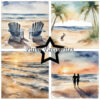 PF287 Paper Favourites 15x15 cm Beachy 2 Paperpack Beachy