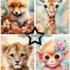 PFA130 Paperpack - Paper Favourites - Baby Animals A5 1 Paperpack Baby Animals A5