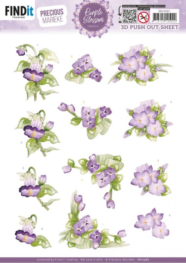 Uitdrukvel Purple Blossom