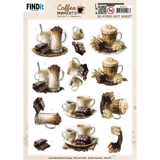 Uitdrukvel - Berries Beauties - Coffee Moments - Cacao