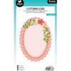 SL-ES-CD952 Snijmallen - Floral Oval Essentials nr.952 vb4 Snijmallen Essentials Floral Oval