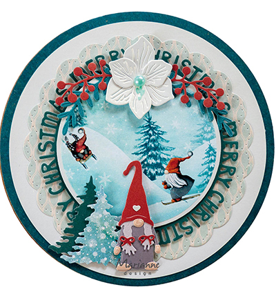 Knipvel gnomes kerst