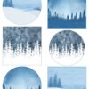 Knipvel Winter landschap