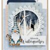 Knipvellen winterlandschapjes mini