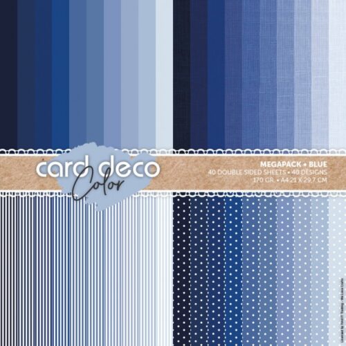 Paperpack megapack achtergrondpapier blauw