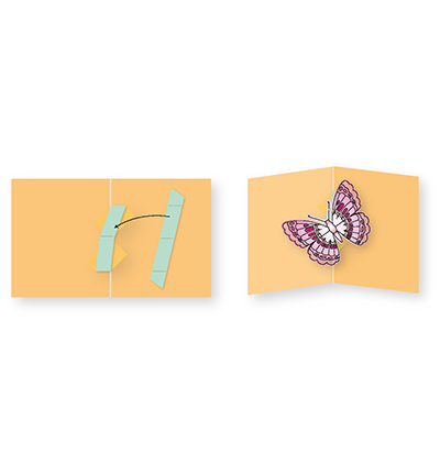 COL1563 Snijmallen - Marianne Design - Collectables Pop & Twist Butterfly vb