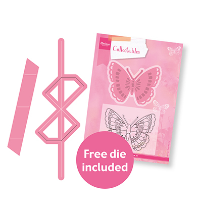 COL1563 Snijmallen - Marianne Design - Collectables Pop & Twist Butterfly vb