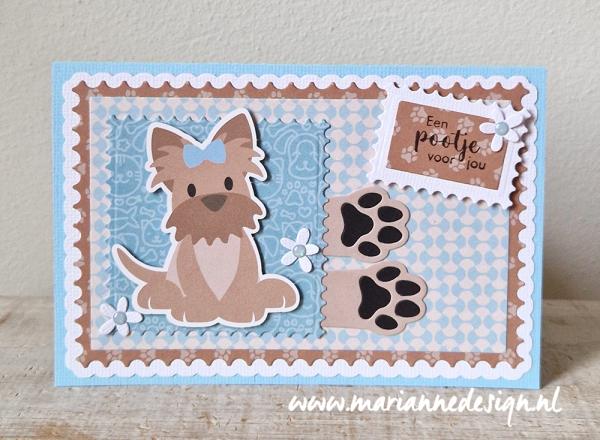Marianne Design - Craftables CR1686 - Two Paws