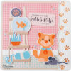CS1170 Clearstamps - Marianne Design - teksten Kopjes & Pootjes vb