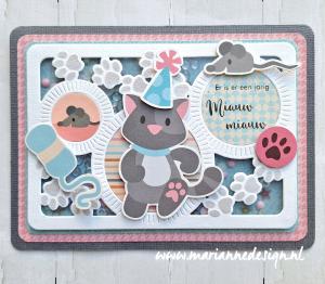 LR0900 Snijmallen - Marianne Design - Creatables Lay out Paws vb