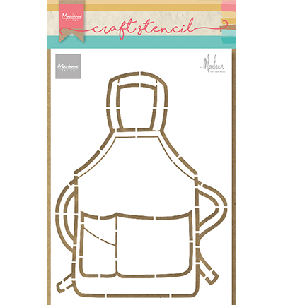 Craft stencil schort van Marleen Craft stencil schort van Marleen