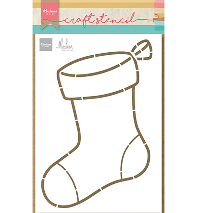 craftstencil kerstsok