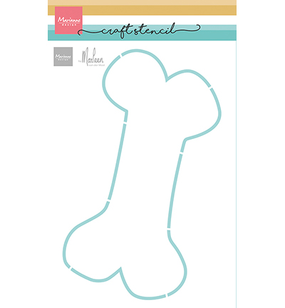 PS8181 Craftstencil Dog Bone by Marleen Craftstencil Dog Bone by Marleen