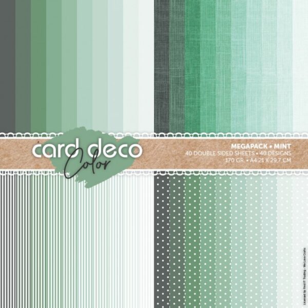 Paperpack mega Card deco mint