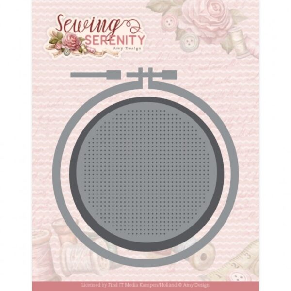 Amy Design - snijmallen Sewing Serenity - Embroidery Hoop Snijmal borduurring