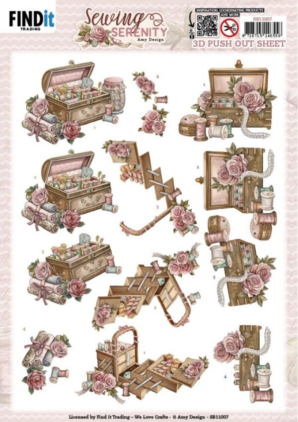 Amy Design - uitdrukvellen - Sewing Serenity - Sewing Box