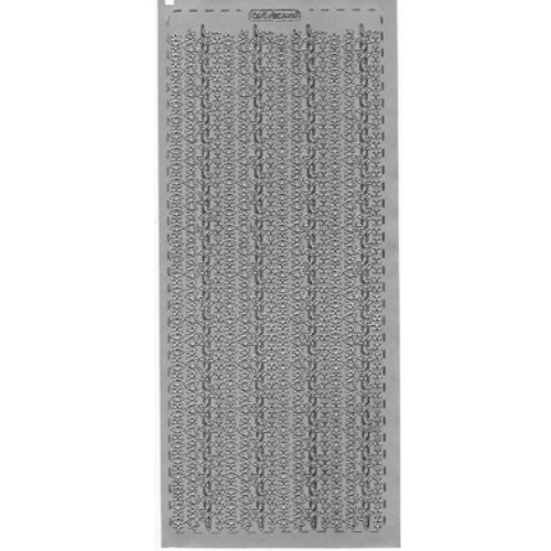Pickup-140-zilver sticker sterrenrand Pickup-140-zilver sticker sterrenrand