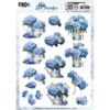 SB11029 Uitdrukvel - Berries Beauties Blue Meadow - Vase Uitdrukvel - Berries Beauties Blue Meadow - Vase
