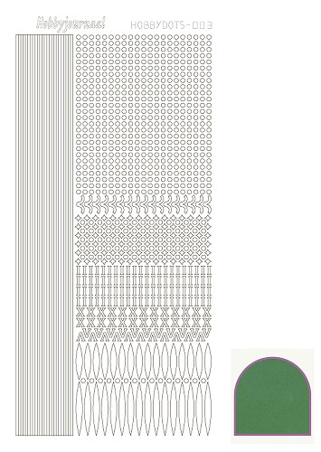 Hobbydots sticker serie 3 Mirror Green