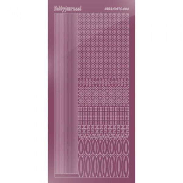 Hobbydots sticker serie 3 Mirror Violet
