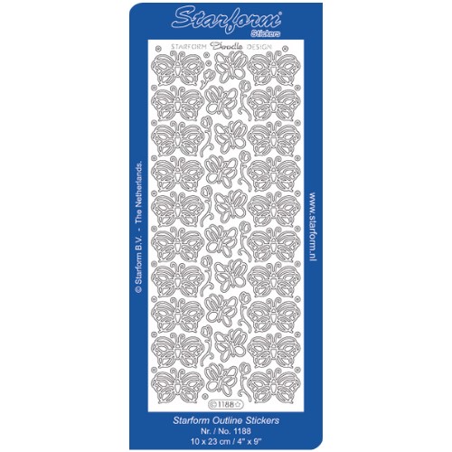Starform 1188 sticker Vlinders