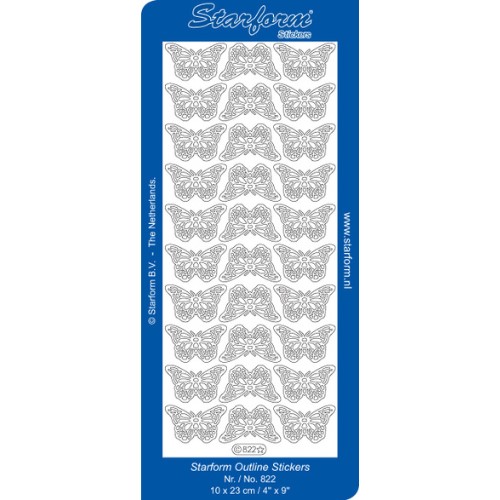Starform 822 sticker vlinders Starform 822 sticker vlinders
