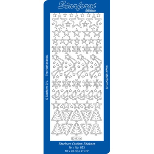 Starform 853 Sticker kerst afbeeldingen