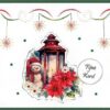 Yvonne Ceations - Uitdrukvel - Floral Christmas Lantern