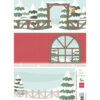 Knipvel Merry Christmas achtergrond by Marleen
