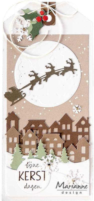 LR0934 Snijmal - Marianne Design - Creatables Santa & sleigh vb